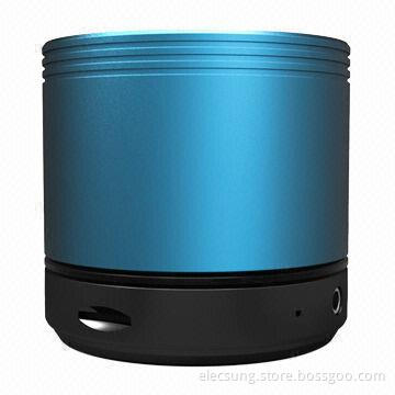 Wireless Bluetooth Speaker, Supports T-flash Card, Metal Case
